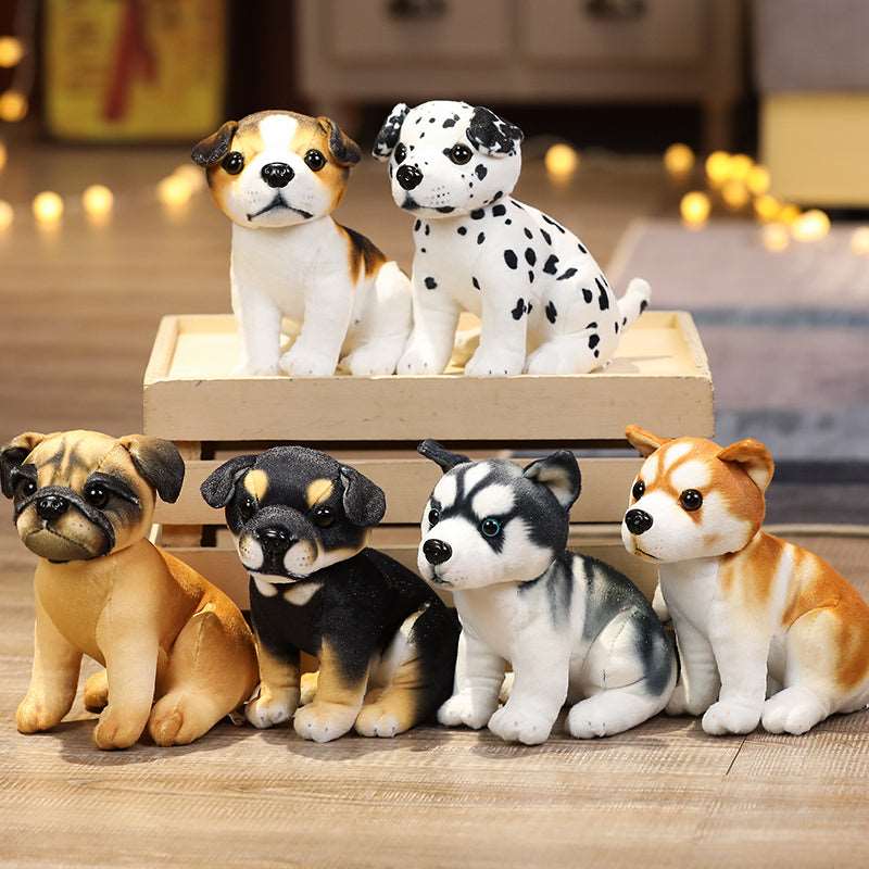 Kawaii Realistic Dog Plushies Wakaii