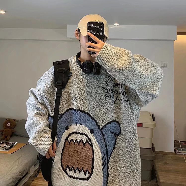 Kawaii Shark Bite Sweater Wakaii