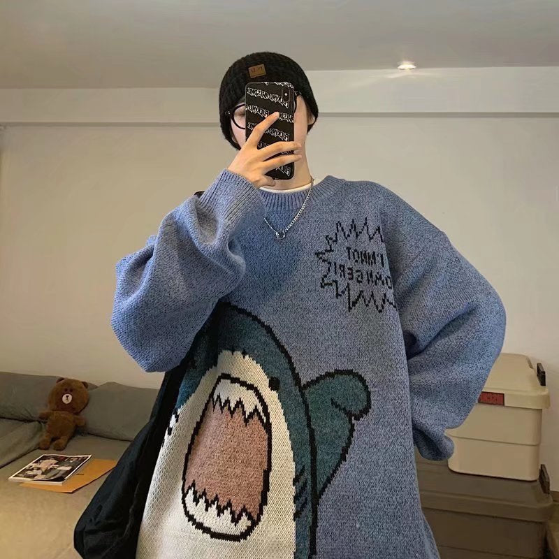 Kawaii Shark Bite Sweater Wakaii