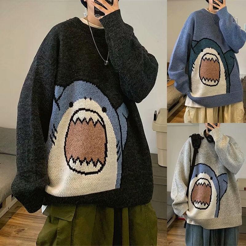 Kawaii Shark Bite Sweater Wakaii