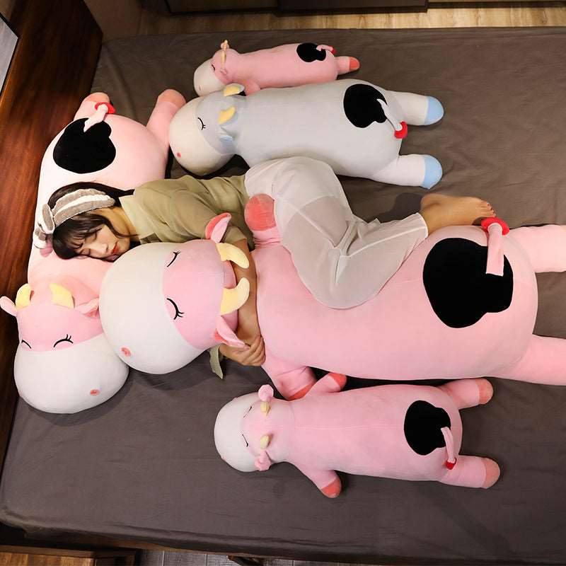 Kawaii Sleeping Cow Plushies