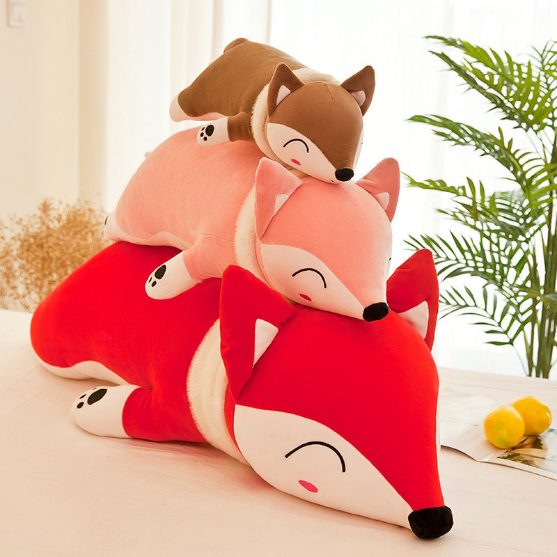 Kawaii Sleeping Fox Plushies Wakaii