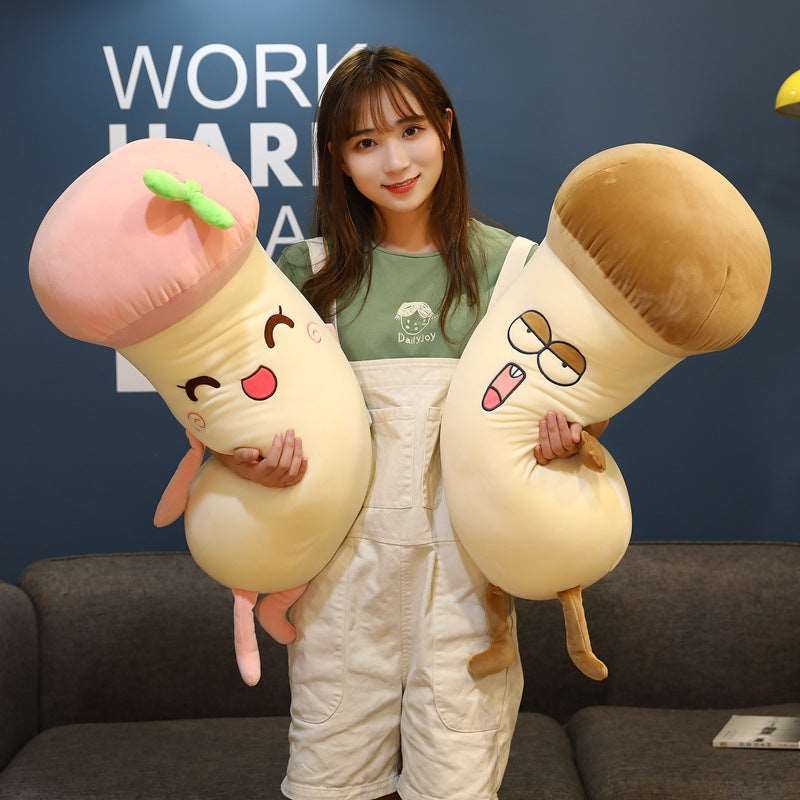 Kawaii Smiley Mushroom Plushies Wakaii