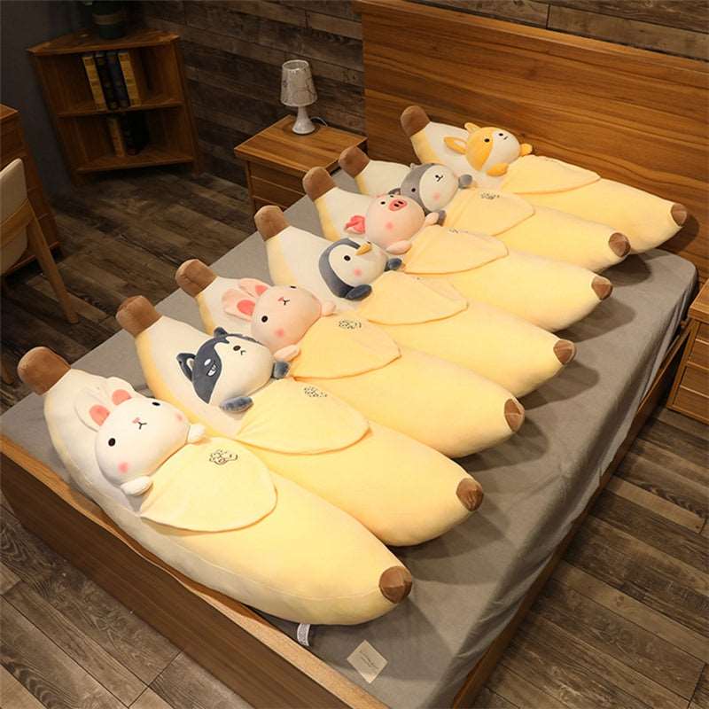 Kawaii Sneaky Banana Plushies Wakaii