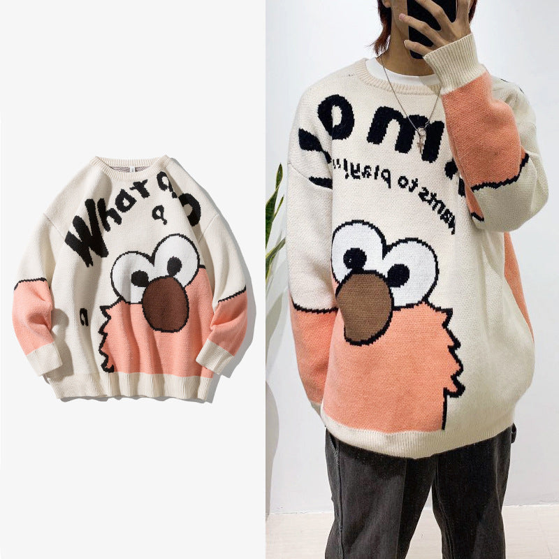 Kawaii Stare Creature Sweater Wakaii