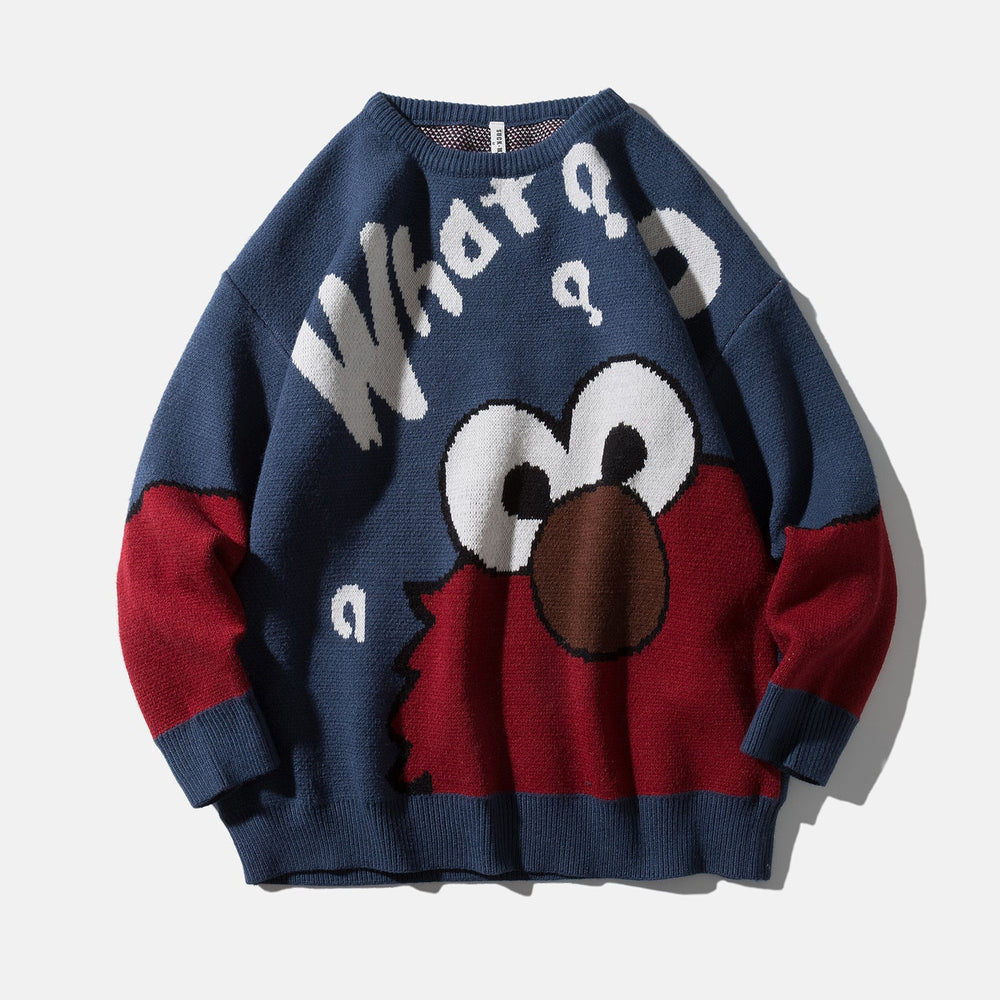 Kawaii Stare Creature Sweater Wakaii