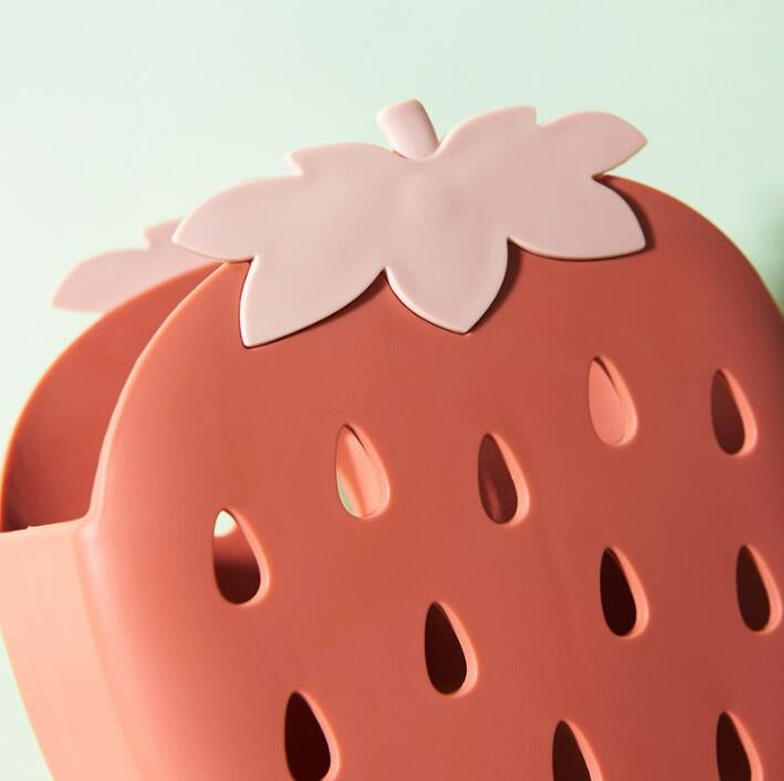 Kawaii Strawberry Cutlery Organizer Wakaii