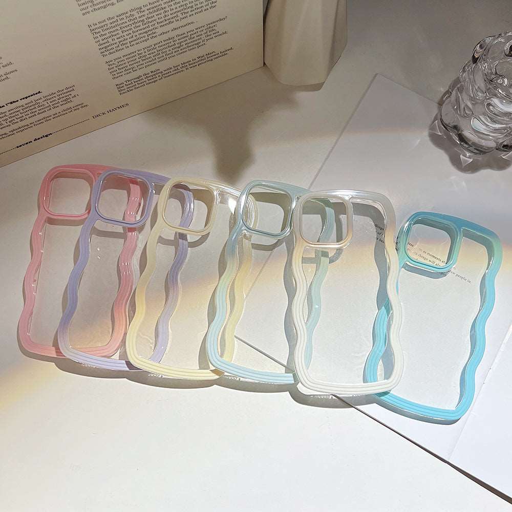 Kawaii Wavy Border iPhone Case Wakaii