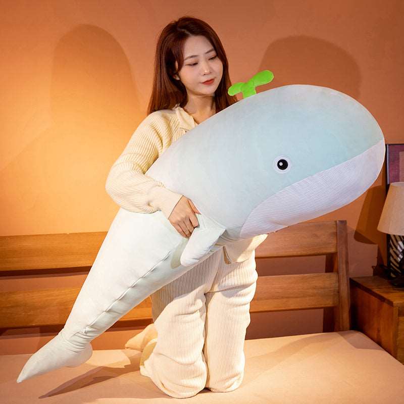 Kawaii Whimsical Whale Trio Plushies Wakaii