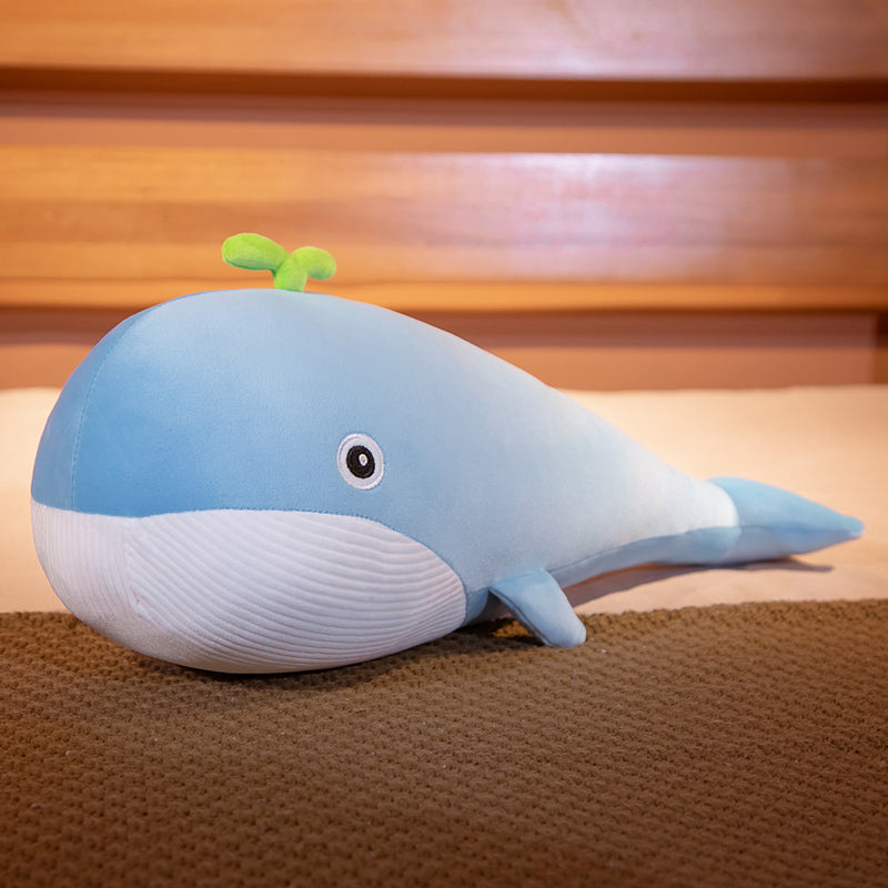 Kawaii Whimsical Whale Trio Plushies Wakaii