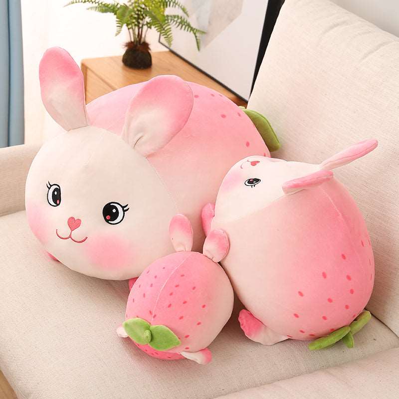 Lucky the Kawaii Strawberry Bunny Plushie Wakaii