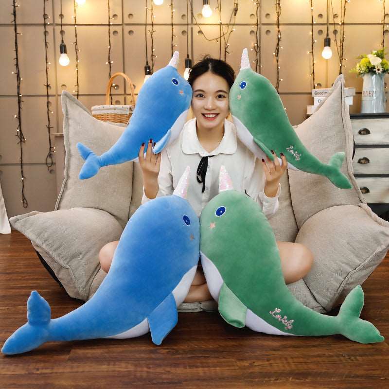 Nellie & Gigi The Kawaii Narwhal Duo Plushies Wakaii