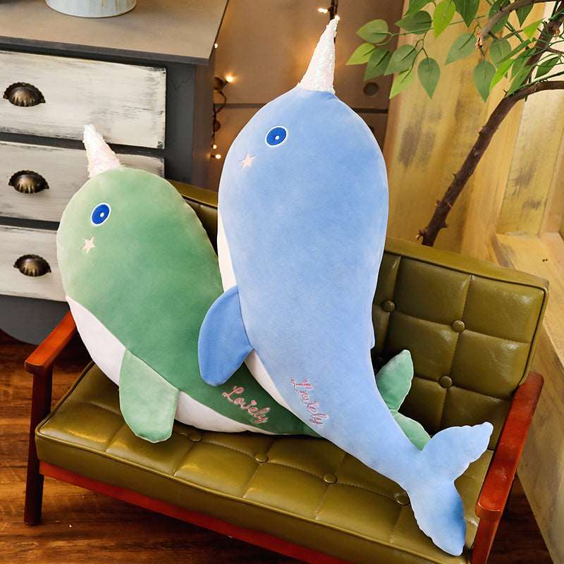 Nellie & Gigi The Kawaii Narwhal Duo Plushies Wakaii