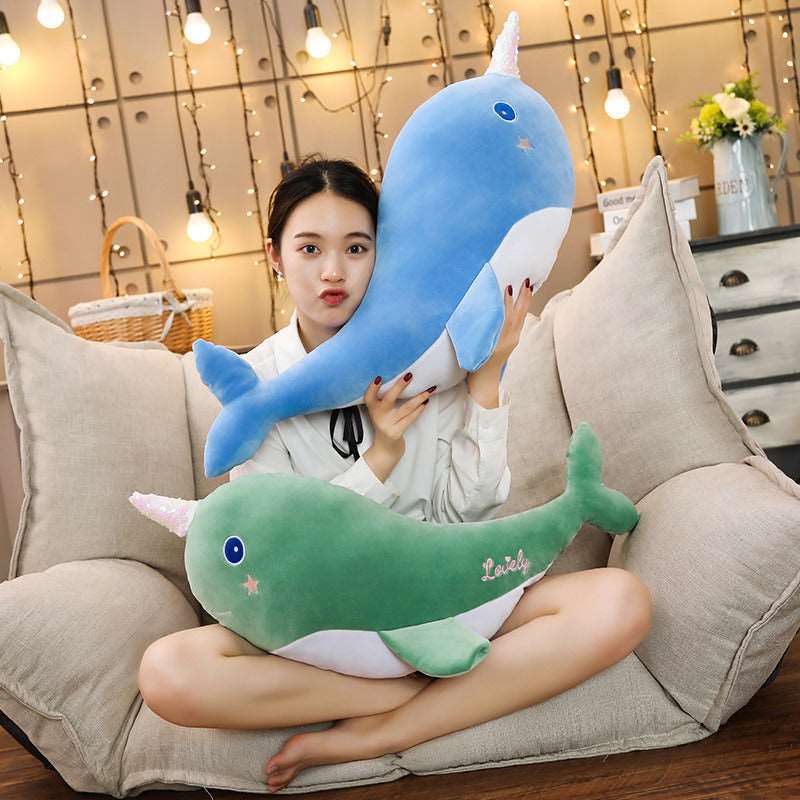 Nellie & Gigi The Kawaii Narwhal Duo Plushies Wakaii