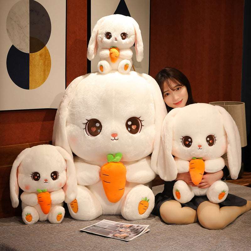 Puff the Kawaii White Bunny Plushie Wakaii