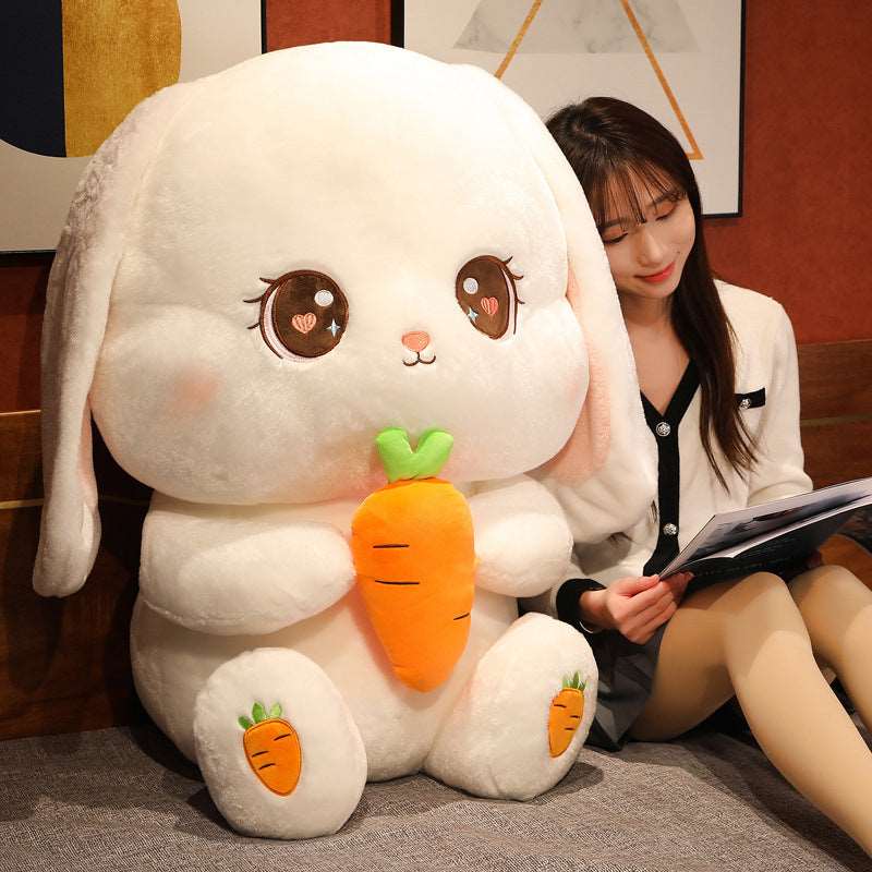 Puff the Kawaii White Bunny Plushie Wakaii