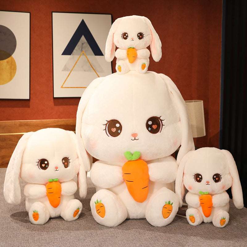 Puff the Kawaii White Bunny Plushie Wakaii