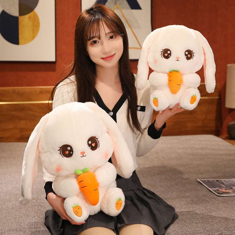 Puff the Kawaii White Bunny Plushie Wakaii