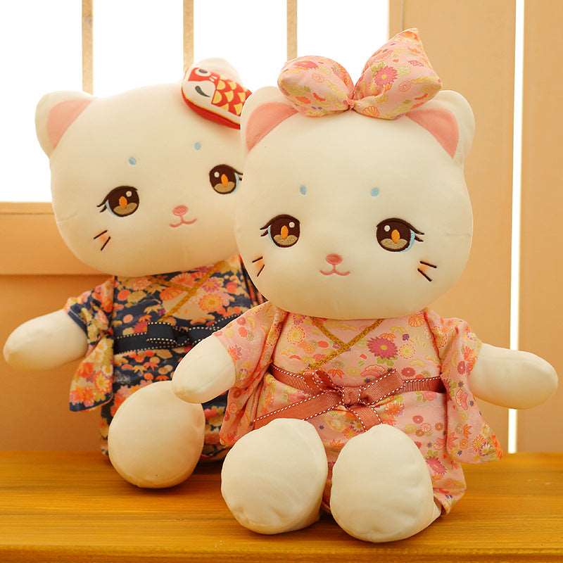 Sakura & Kiko The Japanese Cat Plushies Wakaii