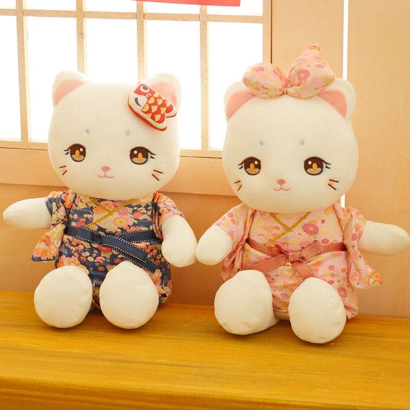 Sakura & Kiko The Japanese Cat Plushies Wakaii