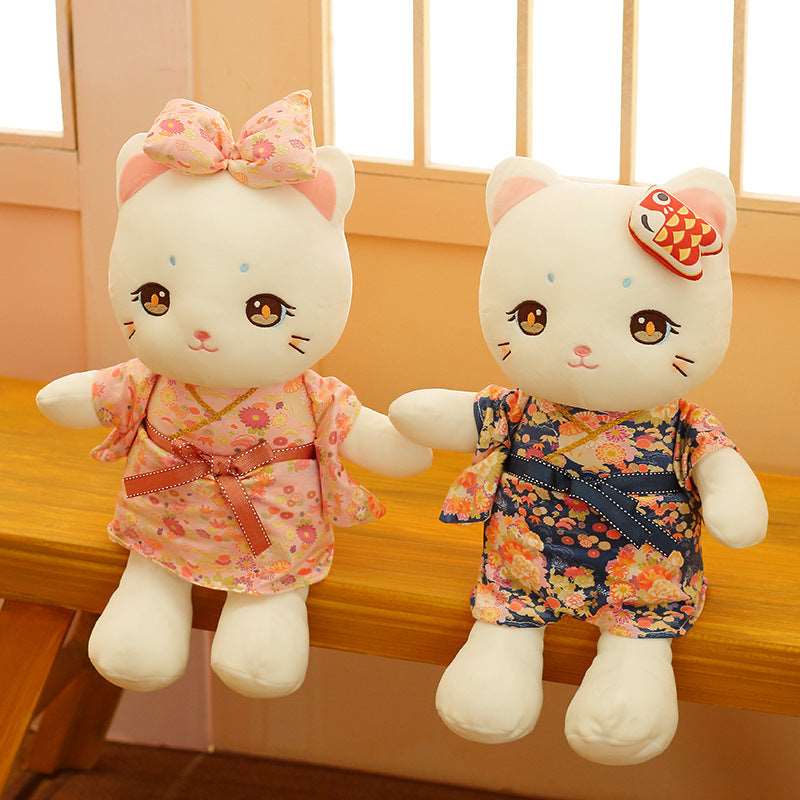 Sakura & Kiko The Japanese Cat Plushies Wakaii