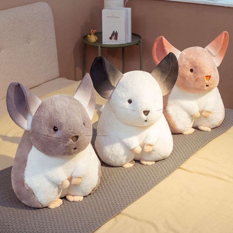 The Fluffy Chinchilla Trio Plushies Wakaii