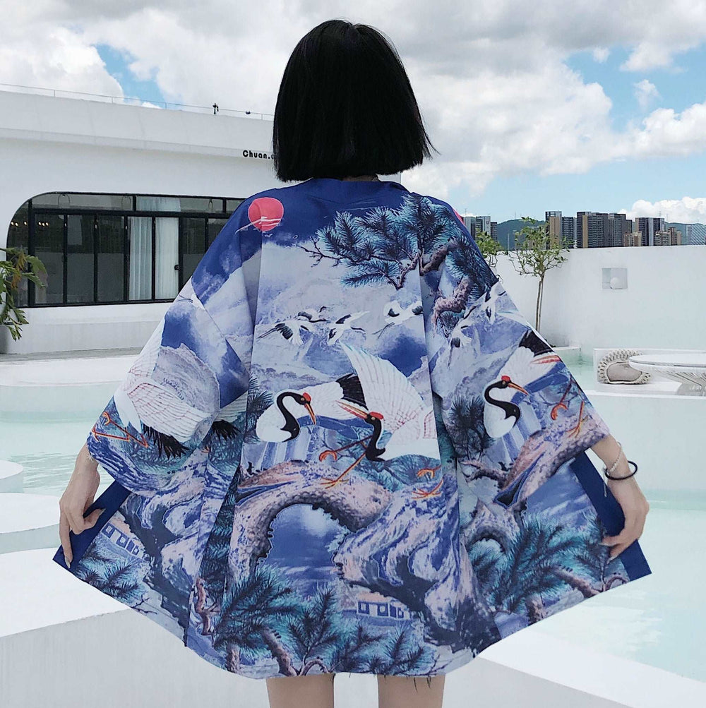 Traditional Stylish Japanese Kimono Collection